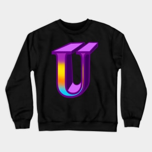 Top 10 best personalised gifts 2022  - Letter U ,personalised,personalized with pattern Crewneck Sweatshirt